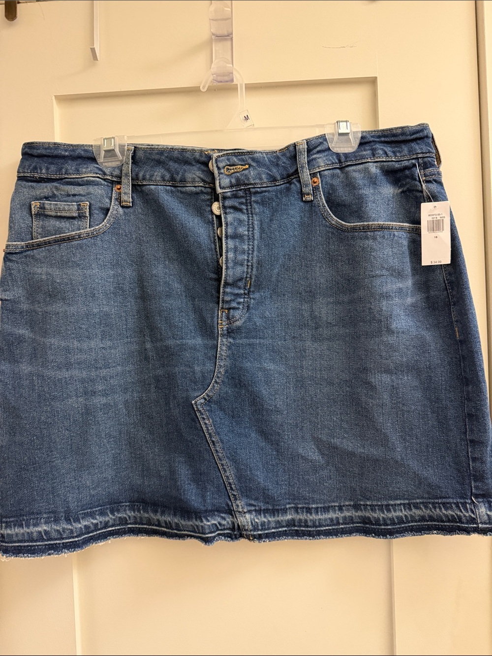 Old Navy Denim Mini Skirt in Faded Blue
